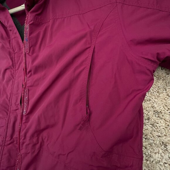 LL Bean Women’s Thinsulate Lined Hooded Jacket Coat Red 0BDX2 Size L Large Reg * - Picture 14 of 16